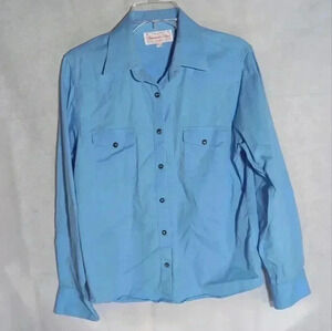 Panhandle Slim Women's Western Shirt nice snaps 3 snap cuffs sz M Vintage